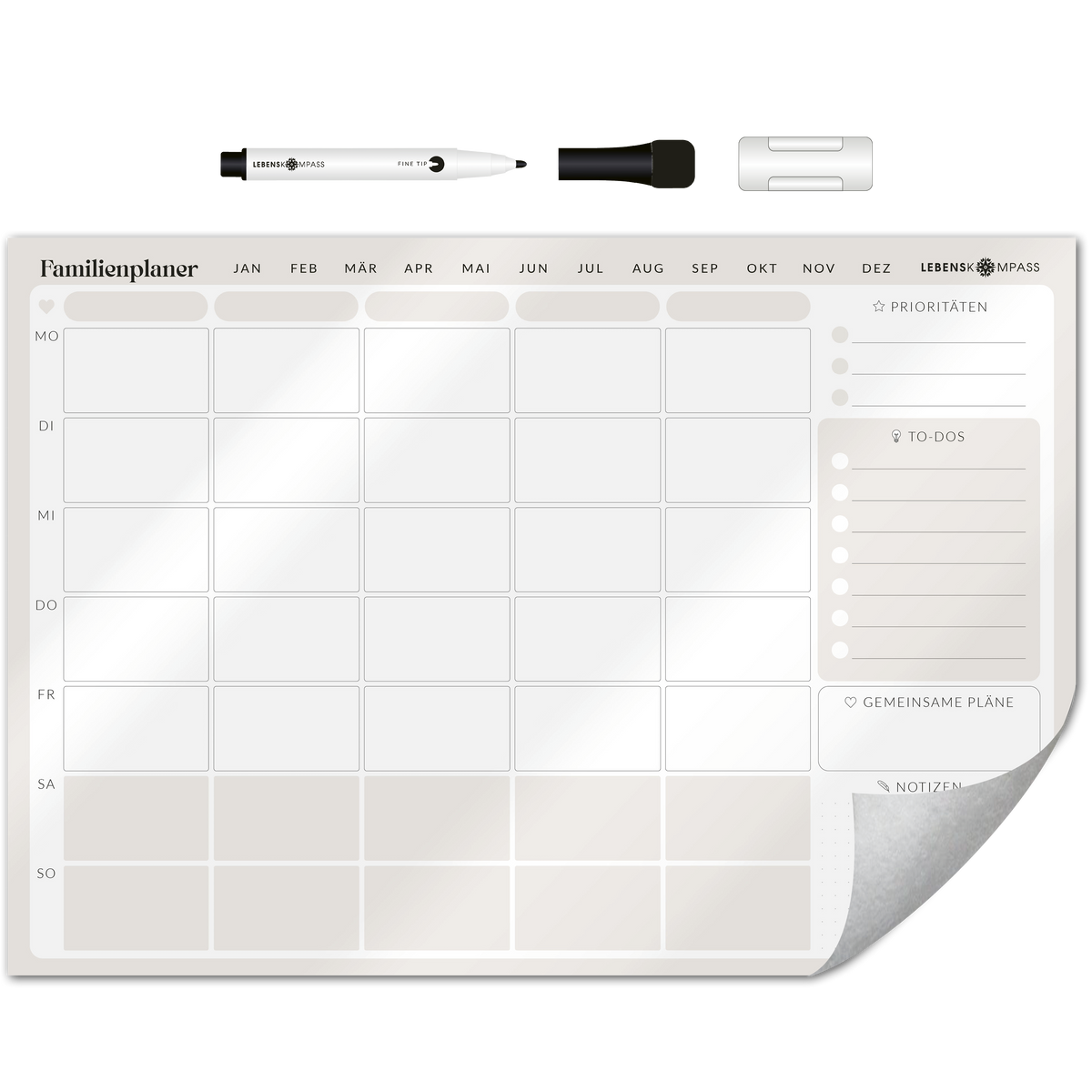 FlexiPlan® Familienplaner - Selbsthaftend