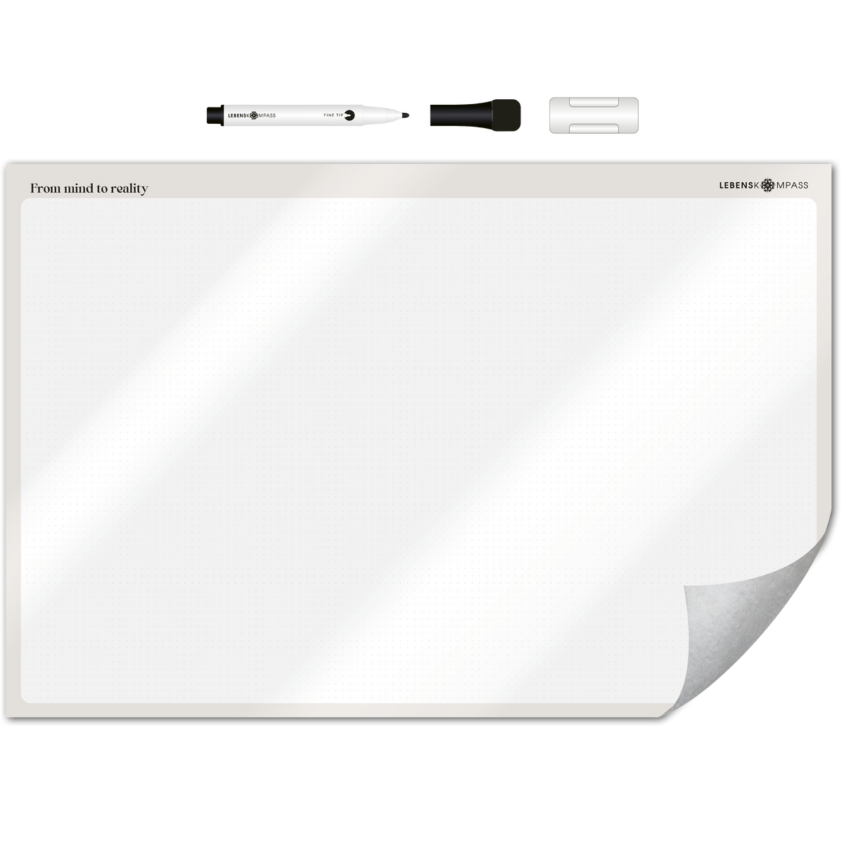 FlexiPlan® Whiteboard - Selbsthaftend