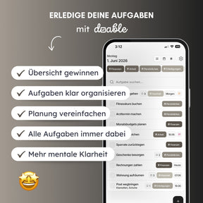 Doable: Minimalistische To-Do App für Fokus & Produktivität