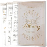 Handlettering Übungsheft für Anfänger