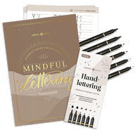"Handlettering Starter"-Set (Buch + Stifte)
