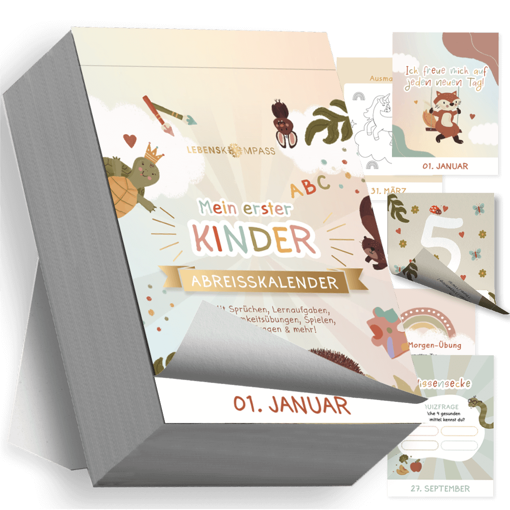 Abreißkalender für Kinder – 365 Tage Spiel, Spaß & Lernen - Jahresunabhängig