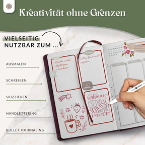 6er Dual Brush Pen Sets - Bunte Pinselstifte