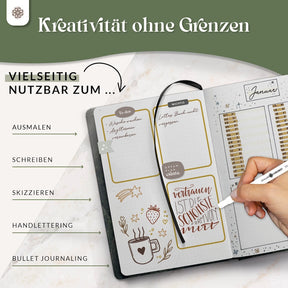 6er Dual Brush Pen Sets - Bunte Pinselstifte