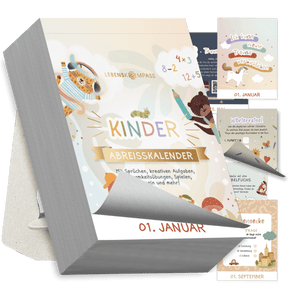 Abreißkalender für Kinder – 365 Tage Spiel, Spaß & Lernen - Jahresunabhängig