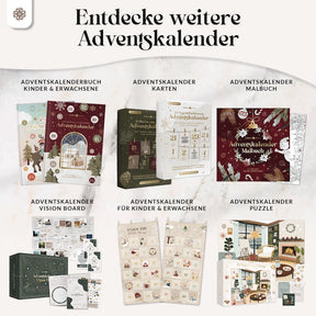 Adventskalender Malbuch zum Ausmalen