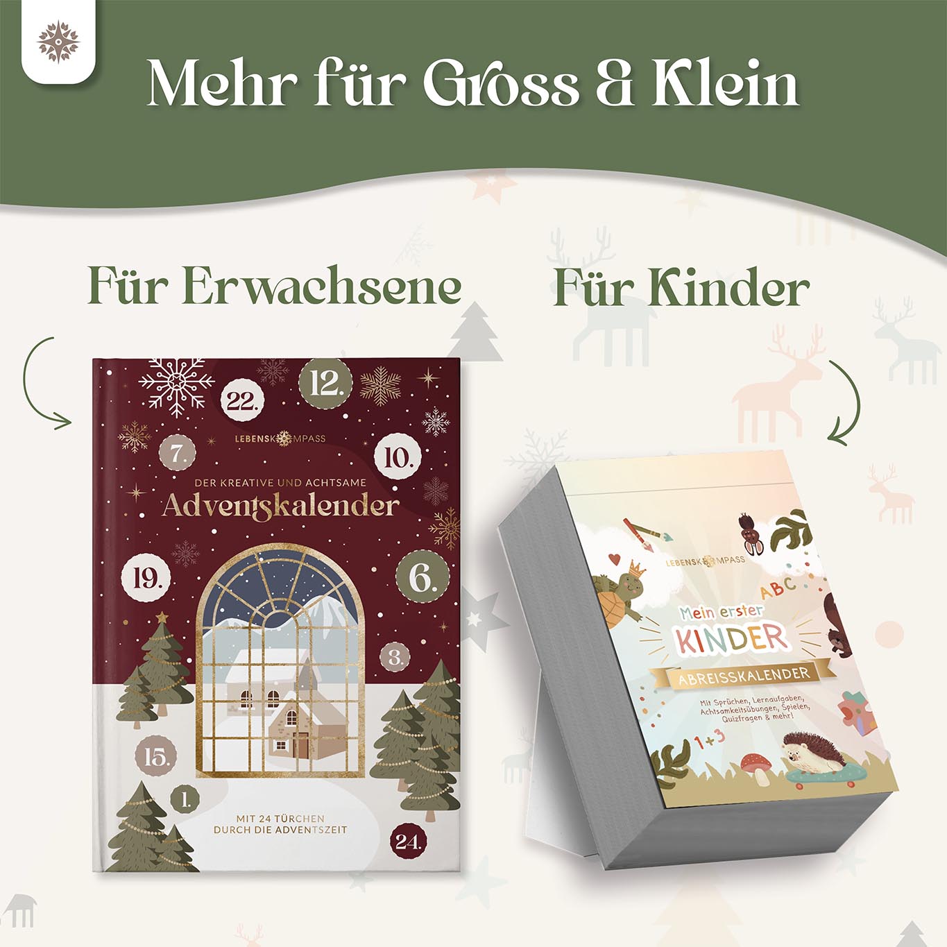 Adventskalenderbuch für Kinder - 24 Türchen