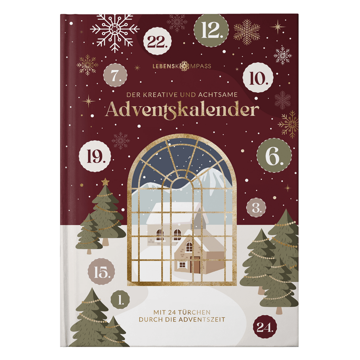 Adventskalenderbuch für Erwachsene - 24 Türchen