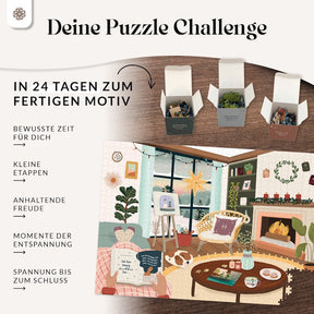 Adventskalender Puzzle - 24 Tage Puzzle-Challenge
