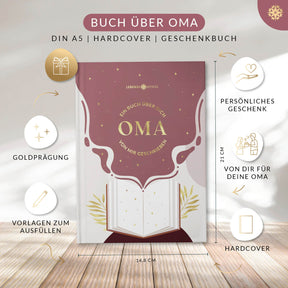 Ein Buch über Dich "Oma & Opa" - Zum Ausfüllen und Verschenken