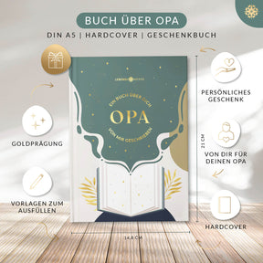 Ein Buch über Dich "Oma & Opa" - Zum Ausfüllen und Verschenken