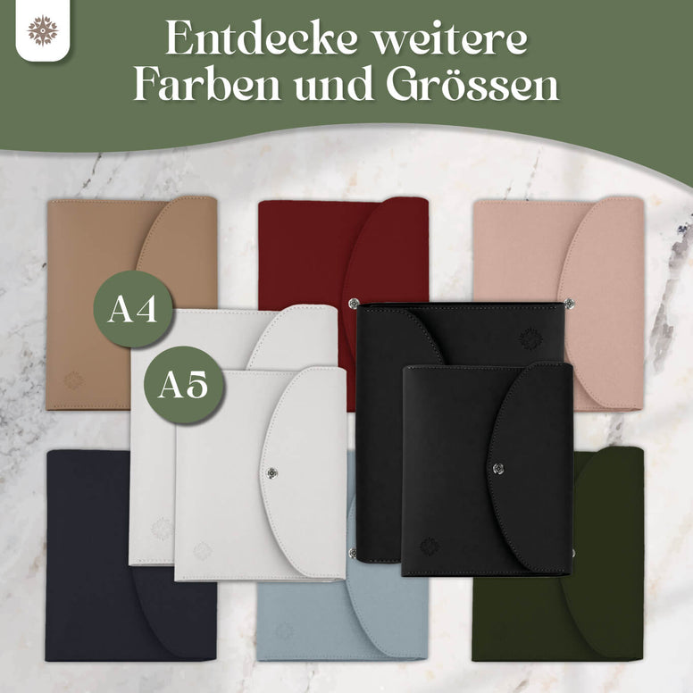 PU Buchcover für DIN A4 & A5 Bücher