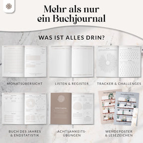 Buchjournal mit Poster