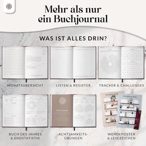 Buchjournal mit Poster