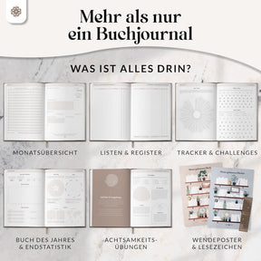 Buchjournal mit Poster