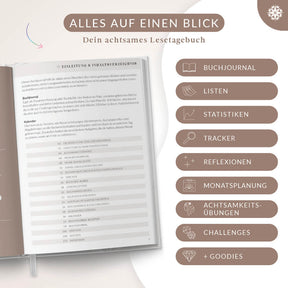 Buchjournal mit Poster
