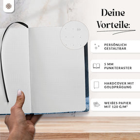 Bullet Journal "SLIM" DIN A5 - Notizbuch mit Punktraster
