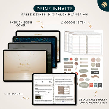 Digitaler 18 Monate Terminplaner  - PDF mit Hyperlinks