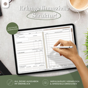 Digitaler Finanzplaner - PDF mit Hyperlinks