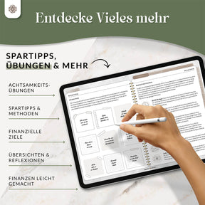 Digitaler Finanzplaner - PDF mit Hyperlinks