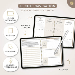 Digitales 3-Jahres-Tagebuch "DEEPTALK" - PDF mit Hyperlinks