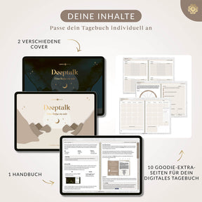 Digitales 3-Jahres-Tagebuch "DEEPTALK" - PDF mit Hyperlinks