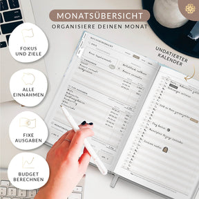 Finanzplaner  – 12 Monate Undatiert