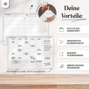 FlexiPlan® Familienplaner - Selbsthaftend