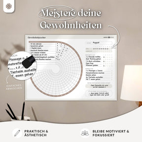 FlexiPlan® Gewohnheitstracker - Selbsthaftend