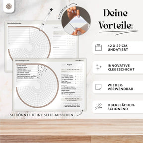 FlexiPlan - Selbsthaftender Wandplaner