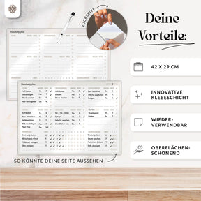 FlexiPlan - Selbsthaftender Wandplaner