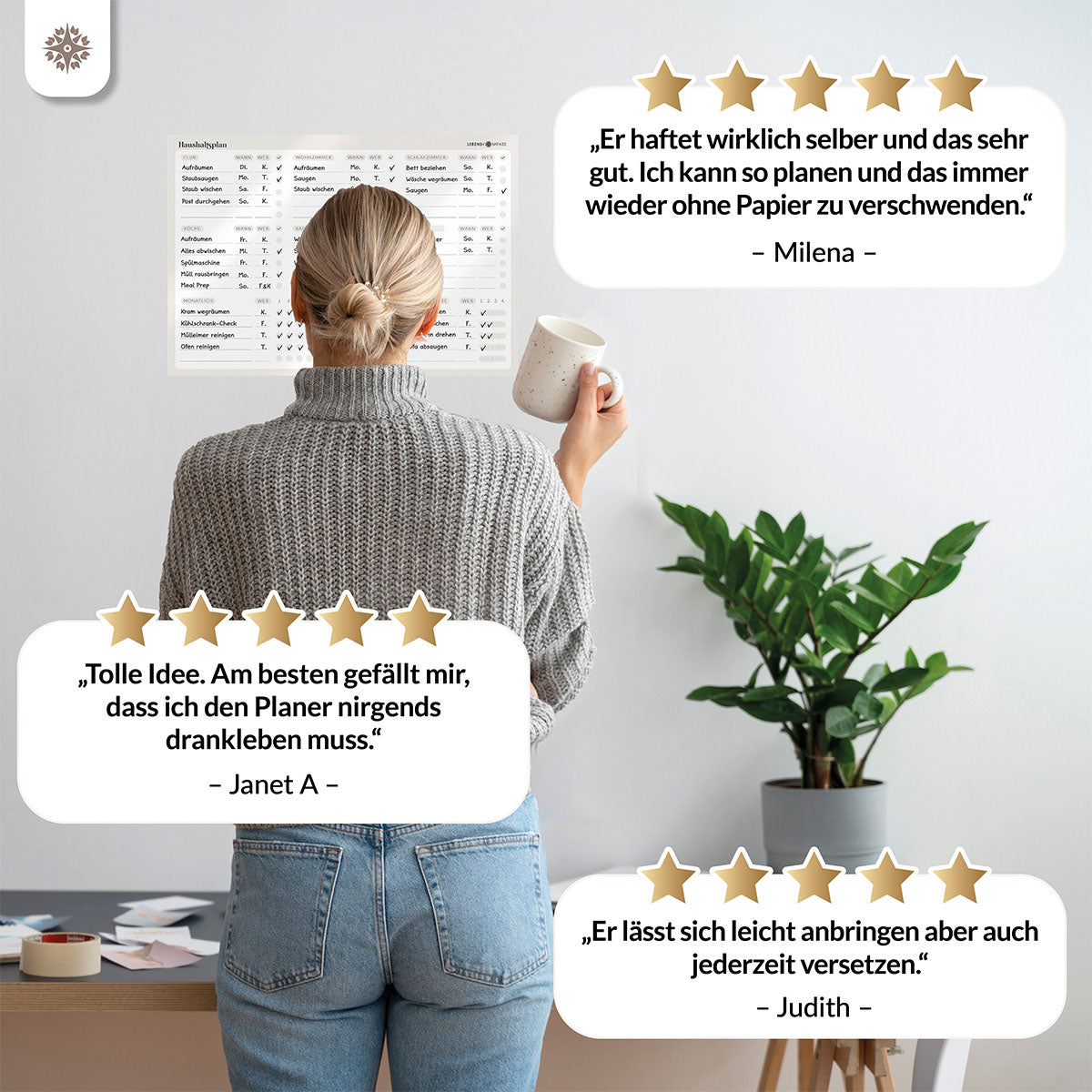 FlexiPlan® Haushaltsplan - Selbsthaftend