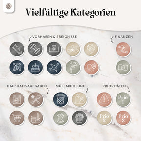 FlexiPlan - Selbsthaftender Wandplaner