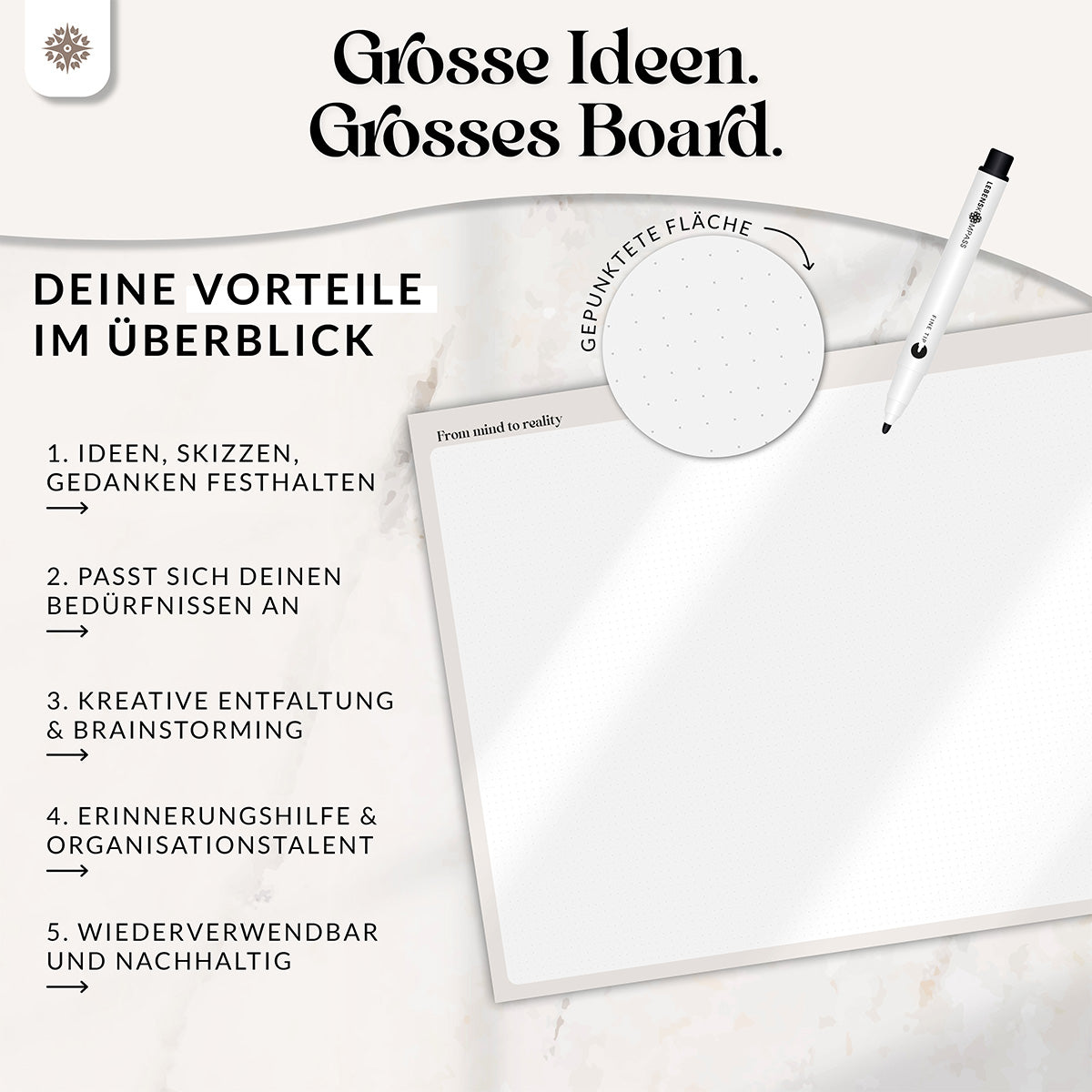 FlexiPlan® Whiteboard - Selbsthaftend