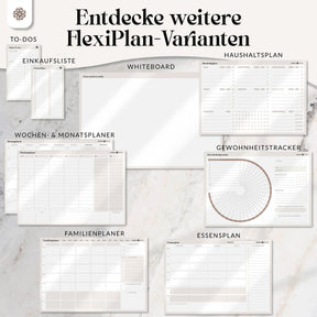 FlexiPlan® Einkaufsliste - Selbsthaftend
