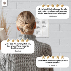 FlexiPlan - Selbsthaftender Wandplaner