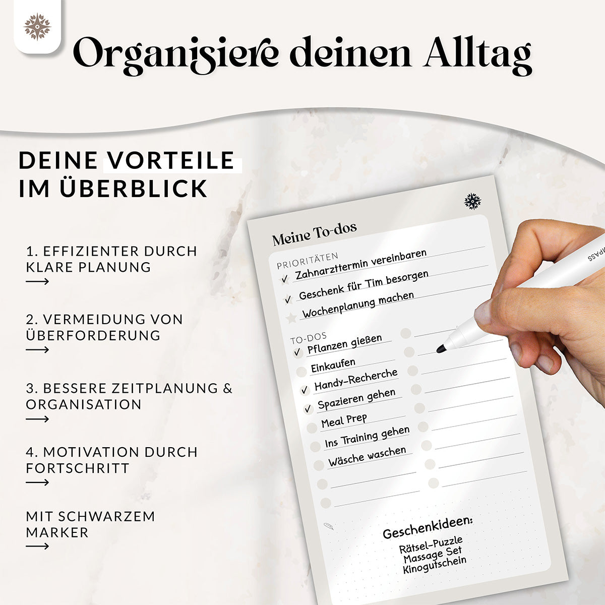 FlexiPlan® To-Do-Liste - Selbsthaftend