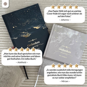 Gedankenmeer - Liniertes Tagebuch für Erwachsene