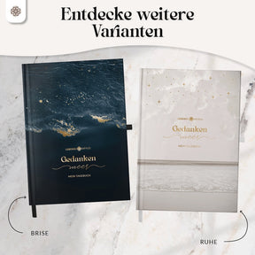 Gedankenmeer - Liniertes Tagebuch für Erwachsene