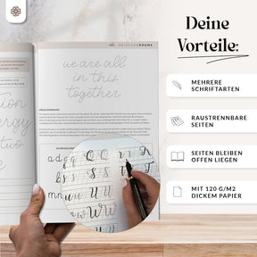 Handlettering Übungsbuch "Mindful Lettering"