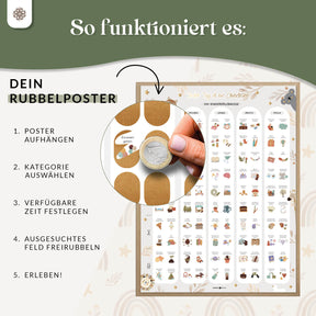 Rubbelposter für Kinder - 100 Beschäftigungsideen
