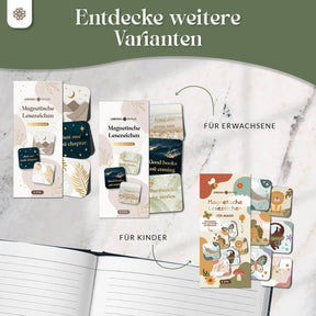 lesezeichen aufbewahren Magnetische Lesezeichen 3-er Set