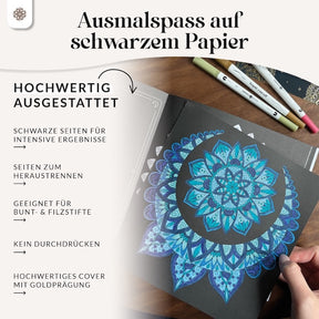 Mandala Malbuch Erwachsene "Into the Night"