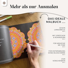 Mandala Malbuch Erwachsene "Into the Night"