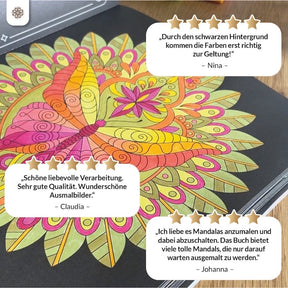 Mandala Malbuch Erwachsene "Into the Night"