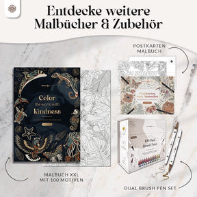 Mandala Malbuch Erwachsene "Into the Night"
