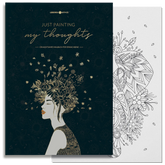 Malbuch Erwachsene "JUST PAINTING MY THOUGHTS”