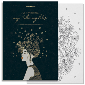 Malbuch Erwachsene "JUST PAINTING MY THOUGHTS”