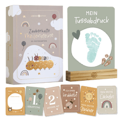 Meilensteinkarten für's Baby - Set mit 55 Karten