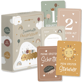 Meilensteinkarten für's Baby - Set mit 55 Karten - Neuauflage